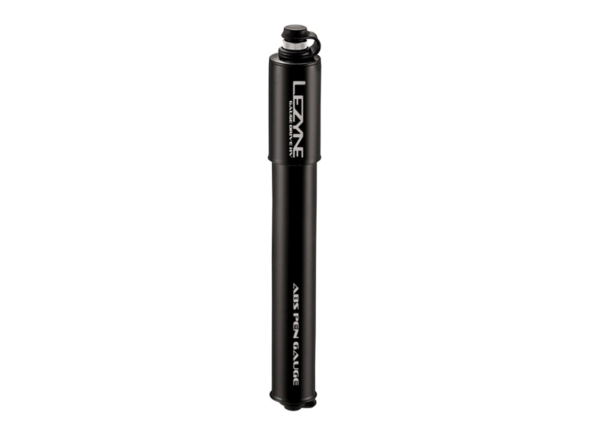 Lezyne Gauge Drive HV - High Volume - Medium Black - High Gloss Presta / Schrader 