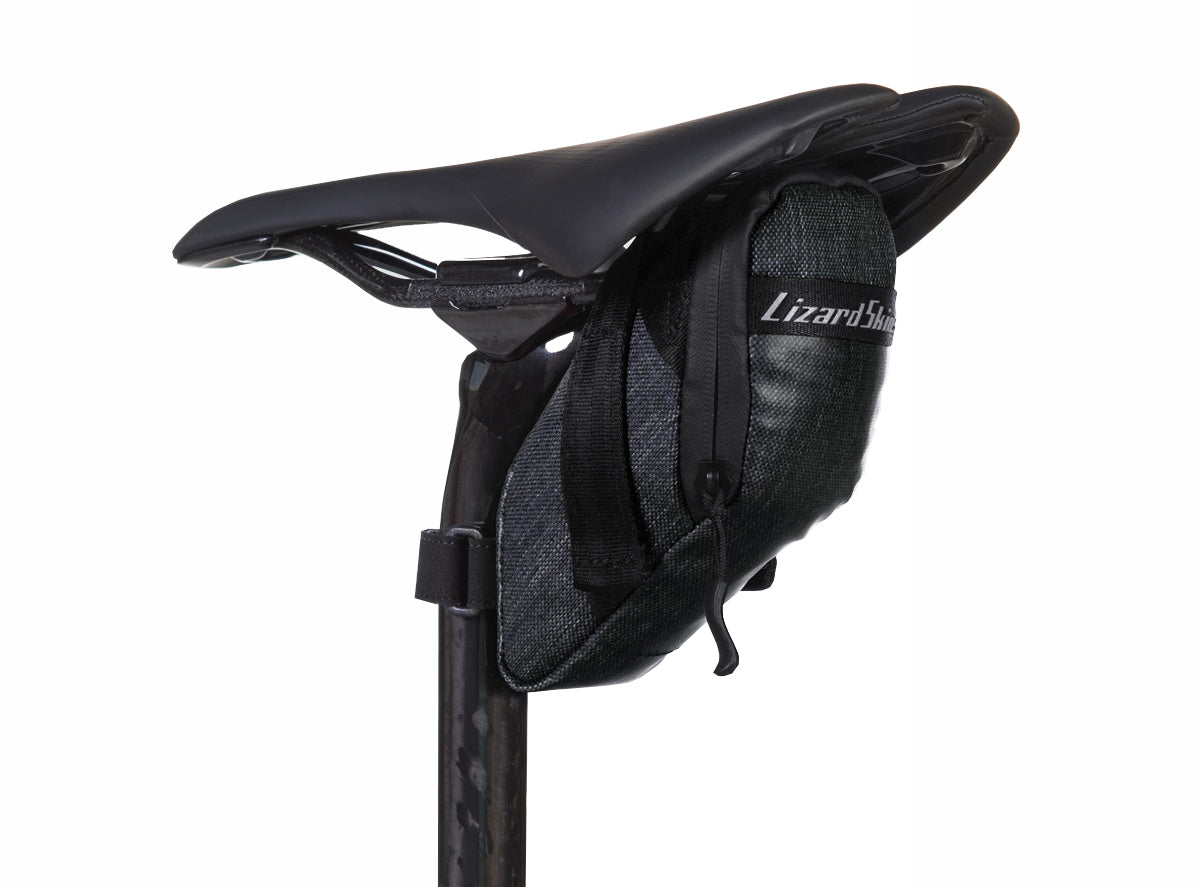 Lizard Skins Cache Saddle Bag - Jet Black Jet Black Medium 