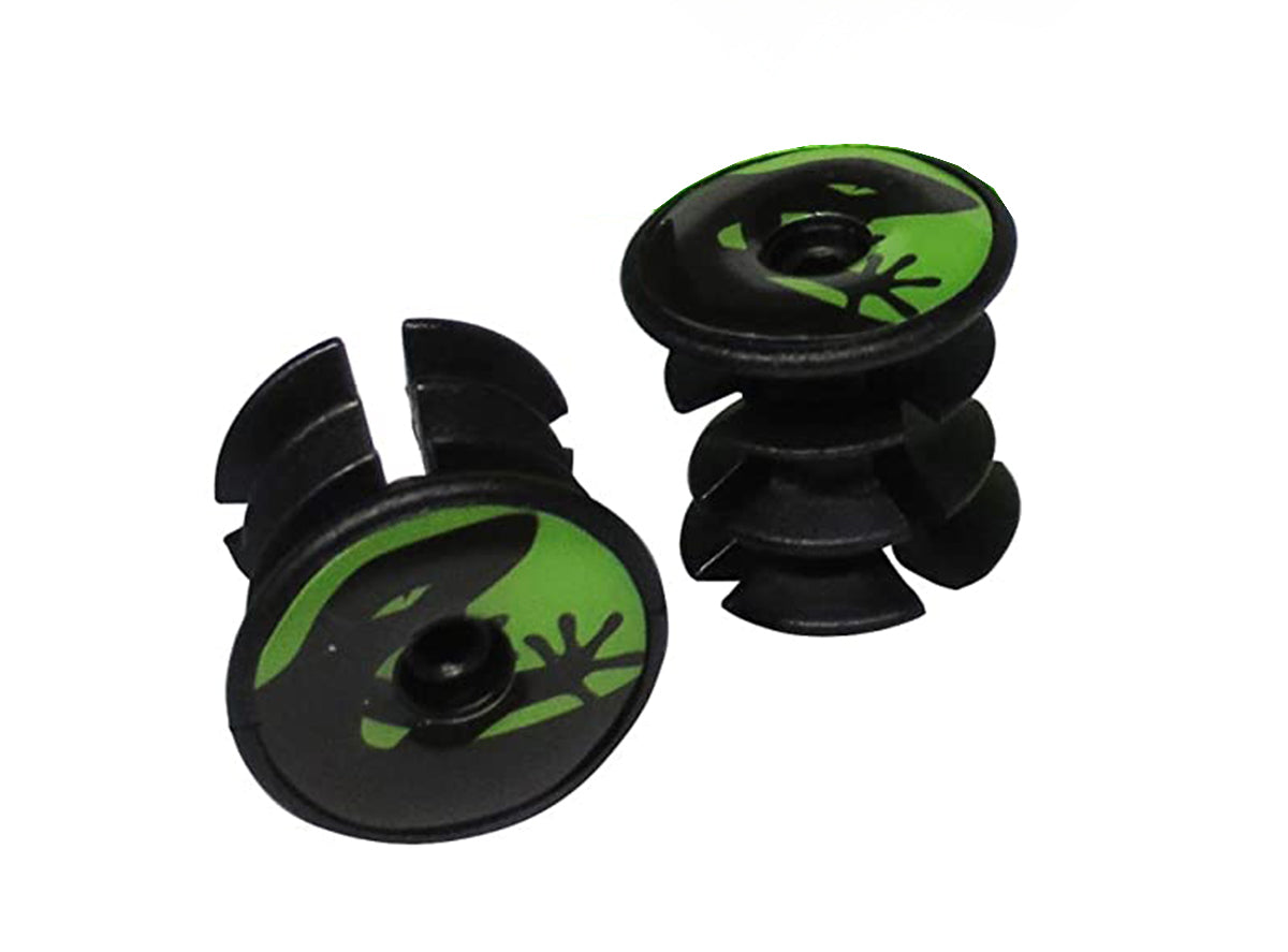 Lizard Skins DSP Bar Tape Plugs - Hyper Green Hyper Green  