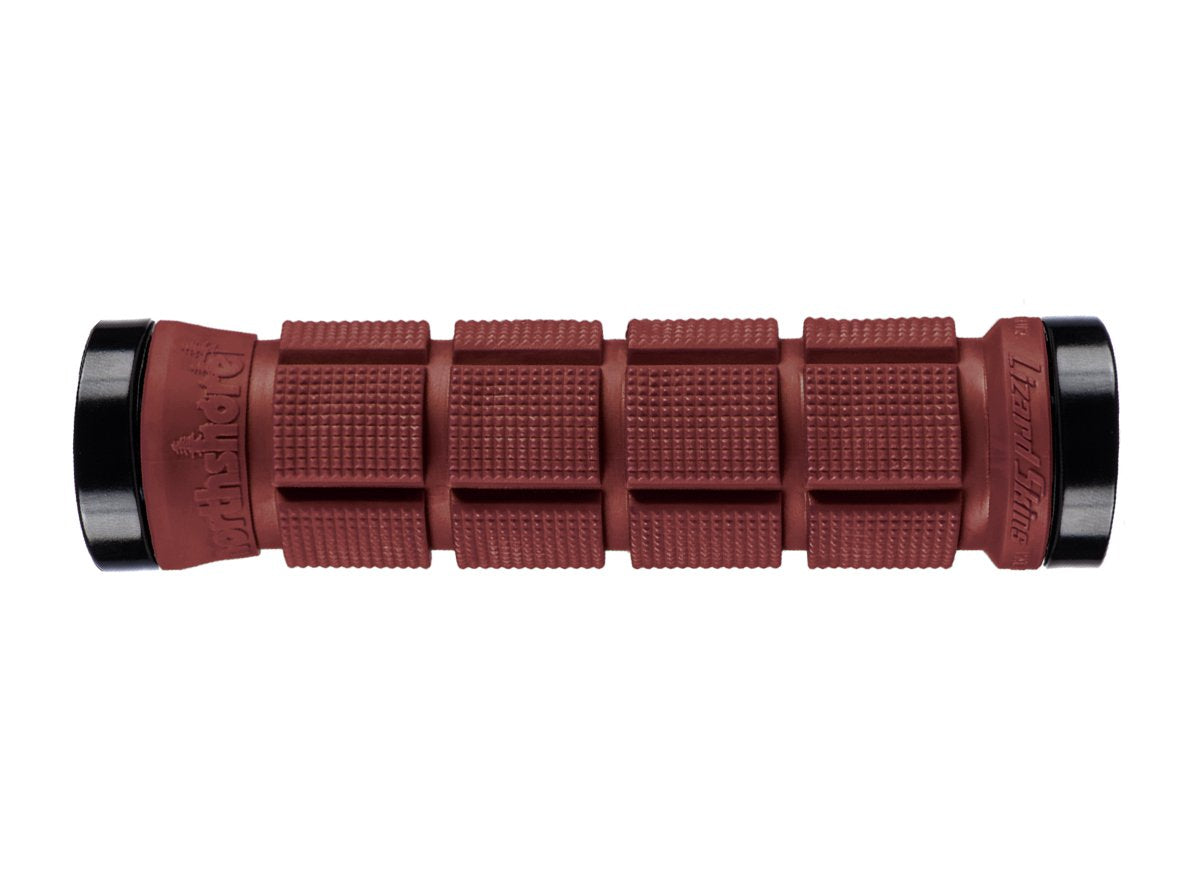 Lizard Skins Northshore Lock-On Bonus Pack Grips - Deep Red Deep Red  