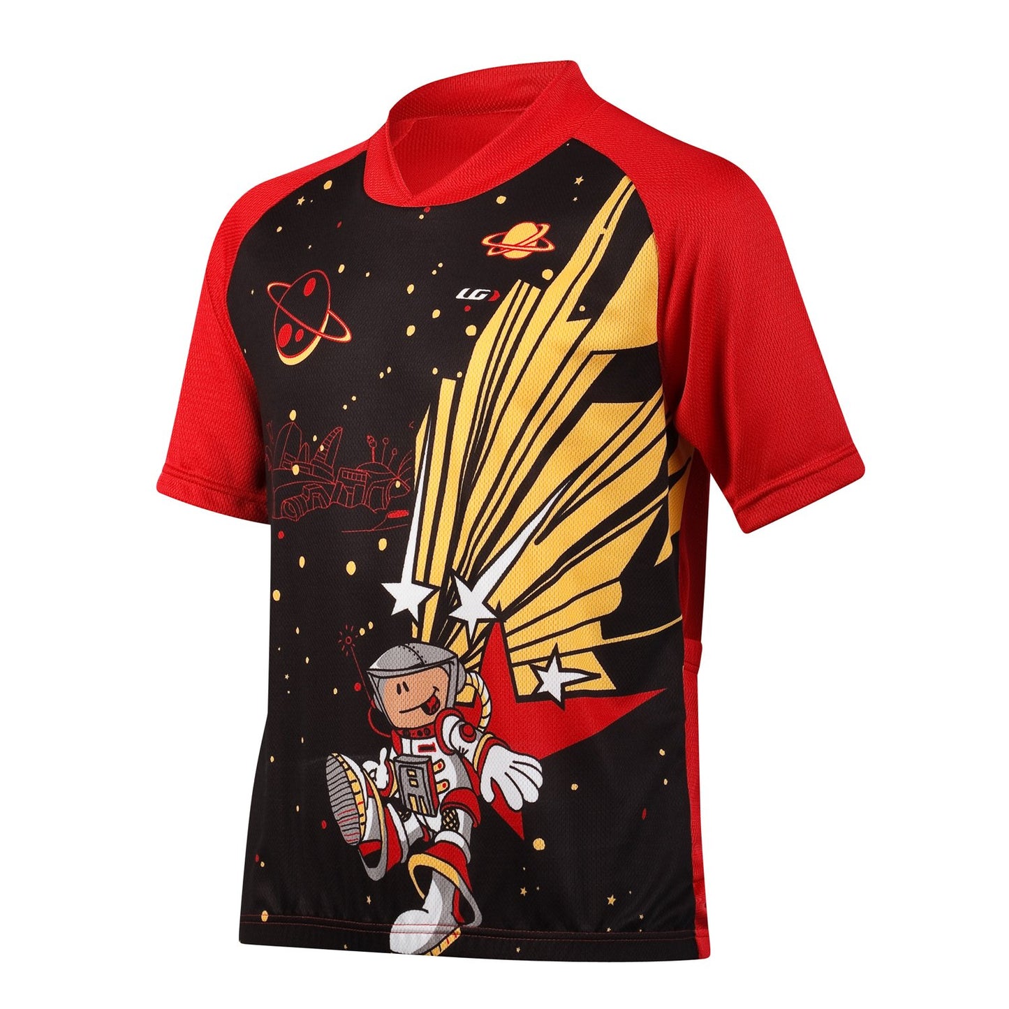 Louis Garneau Kids Short Sleeve Road Jersey - Space Space Small - 4 
