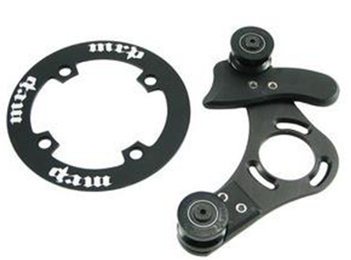 MRP SYSTEM 3 Piece Chain Guide - Black Black 36-40t - ISCG 