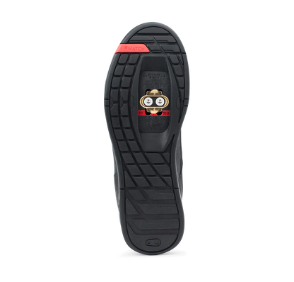 Crank Brothers Mallet Lace MTB Shoe - Black-Red-Black