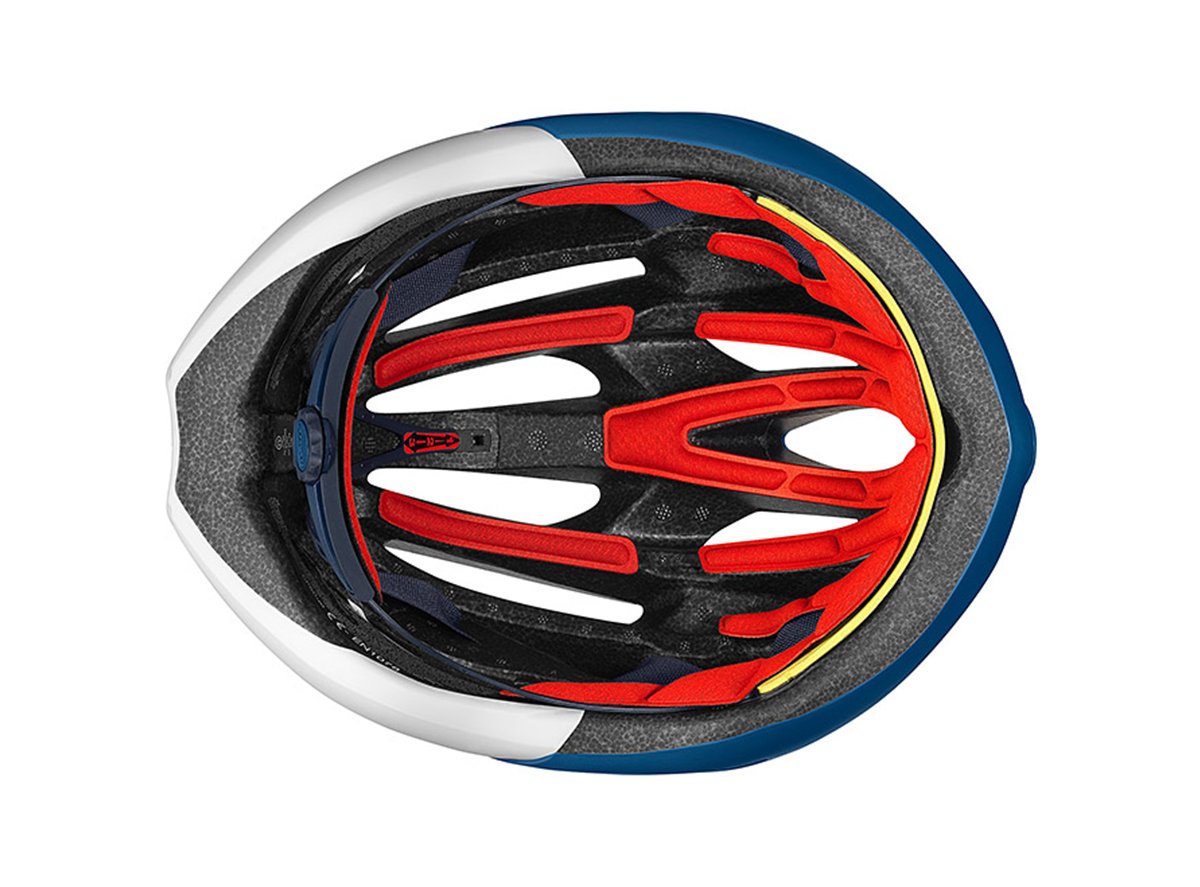 Mavic Cosmic Pro Road Helmet - True Blue-Fiery Red True Blue - Fiery Red Medium 