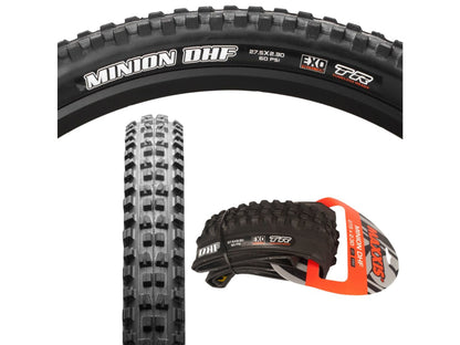 Maxxis Minion DHF 27.5" Folding MTB Tire - EXO - Prior Season