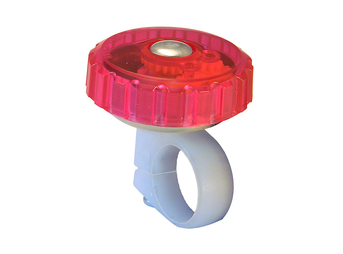 Mirrycle Incredibell Jellibell - Translucent Red Translucent Red Fits 21.0 to 22.5 mm Handlebars 