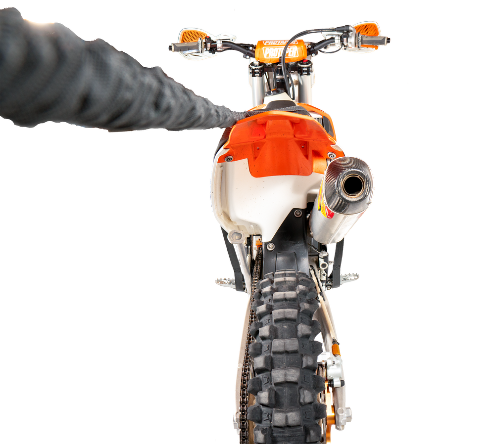 TowWhee MoTowWhee Adventure Tow Strap - Heavy/Motorcycle Tune - Black