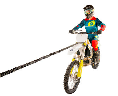 TowWhee MoTowWhee Adventure Tow Strap - Heavy/Motorcycle Tune - Black