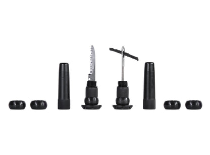 Muc-Off Stealth Tubeless Puncture Plugs Tire Repair Kit Black Pair - Bar End Mount 