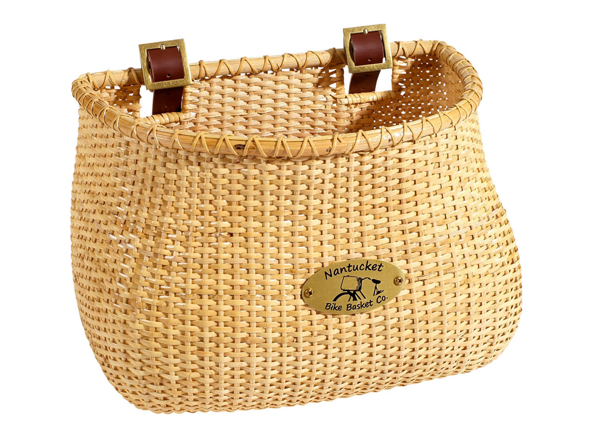 Nantucket Lightship Adult Classic Basket - Natural Natural Front 