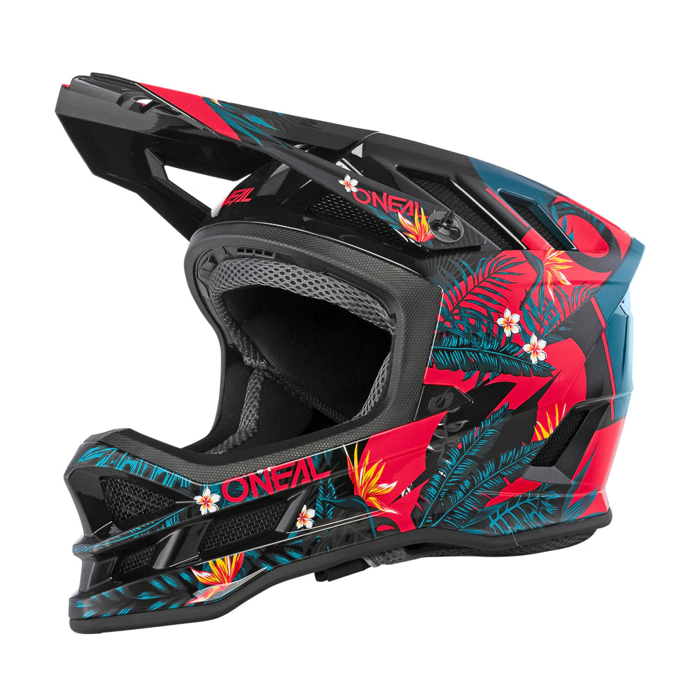 O'Neal Blade Polyacrylite Full Face Helmet - Rio - Red Red X-Small 