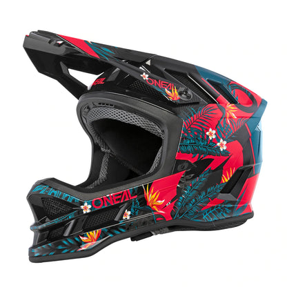 O'Neal Blade Polyacrylite Full Face Helmet - Rio - Red Red X-Small 