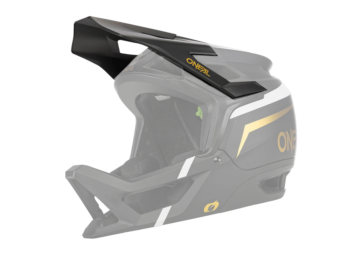 O'Neal Transition Replacement Visor - Flash - Black-White-Gold Black - White - Gold X-Small/Medium 