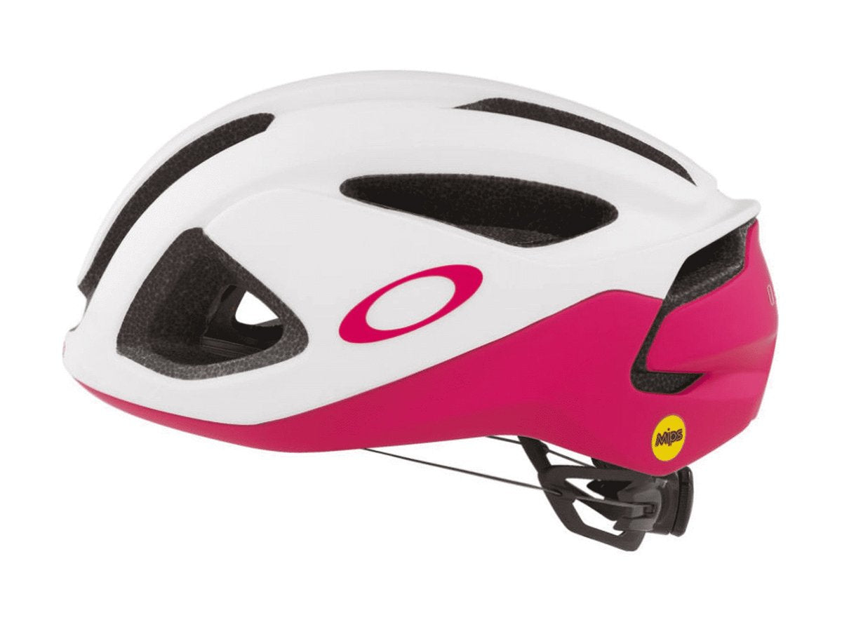 Oakley ARO3 Road Helmet - White-Rubine Red White - Rubine Red Small 