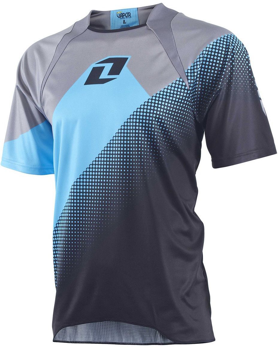 One Industries Vapor Short Sleeve MTB Jersey - Cyan Cyan Large 