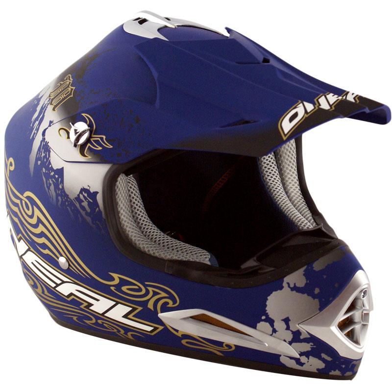 O'Neal Kaotic Full Face Helmet - Blue Blue X-Small 