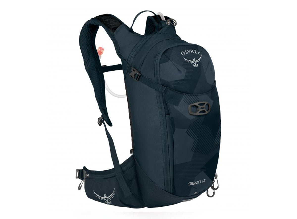 Osprey Siskin 12 Hydration Backpack - Slate Blue Slate Blue 2.5L Hydraulics LT Reservoir 