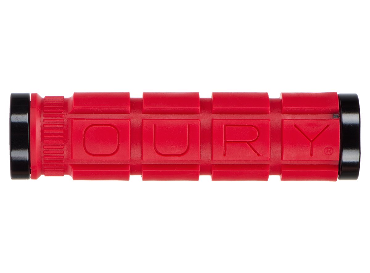Oury Lock-On Grips - Red Red  