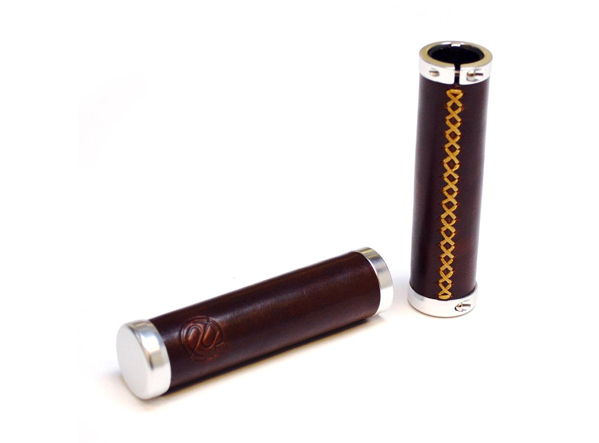 PDW Bourbon Lock-On Grips - Brown Brown  