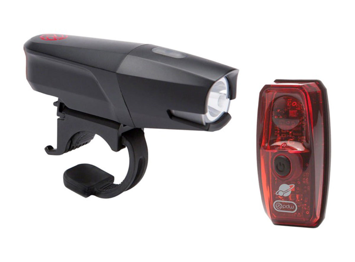 PDW City Rover 700 Headlight/Io Tail Light Combo Black - Red  
