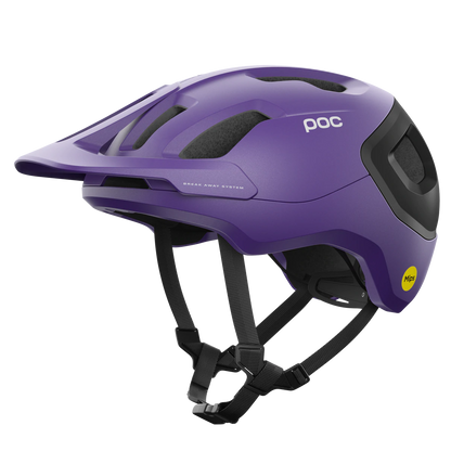 POC Axion Race MIPS MTB Helmet - Sapphire Purple-Uranium Black Metallic-Matt Sapphire Purple - Uranium Black Metallic - Matt X-Small 