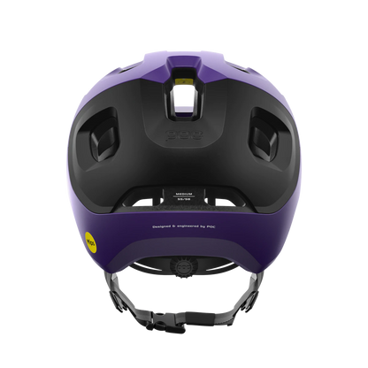 POC Axion Race MIPS MTB Helmet - Sapphire Purple-Uranium Black Metallic-Matt
