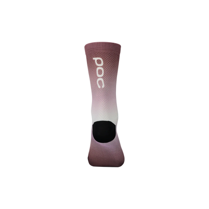 POC Essential Long Print Sock - Gradient Garnet Red