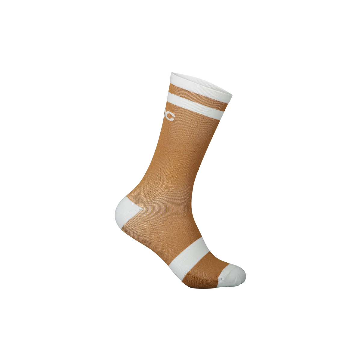 POC Lure Long MTB Sock - Aragonite Brown-Hydrogen White Aragonite Brown - Hydrogen White Small 