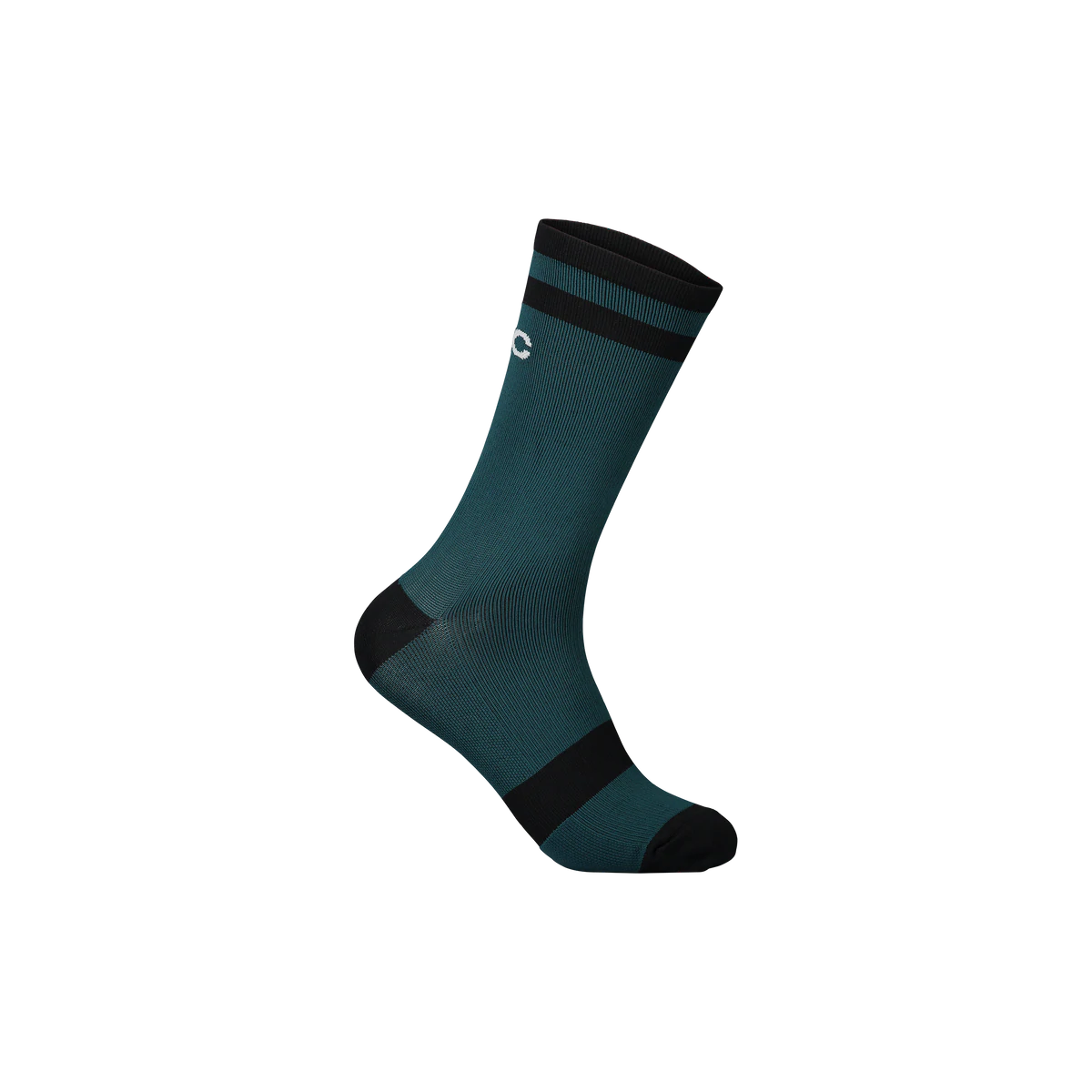 POC Lure Long MTB Sock - Dioptase Blue-Uranium Black Dioptase Blue - Uranium Black Small 