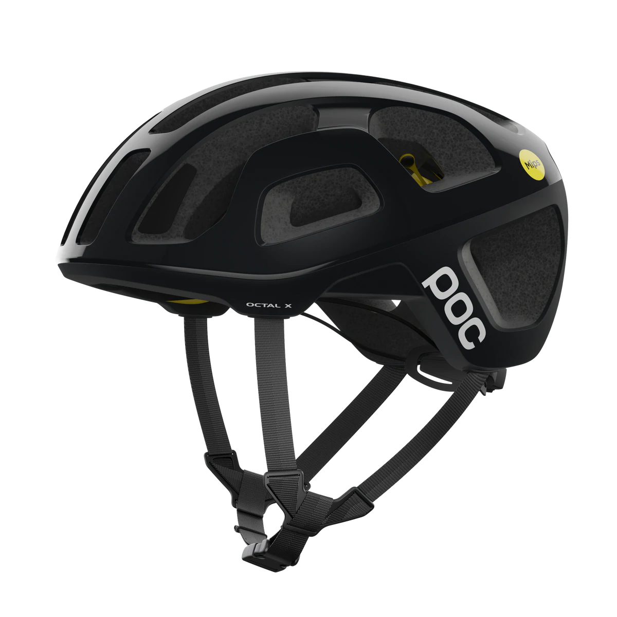 POC Octal X MIPS Road Helmet - Uranium Black Uranium Black Small 