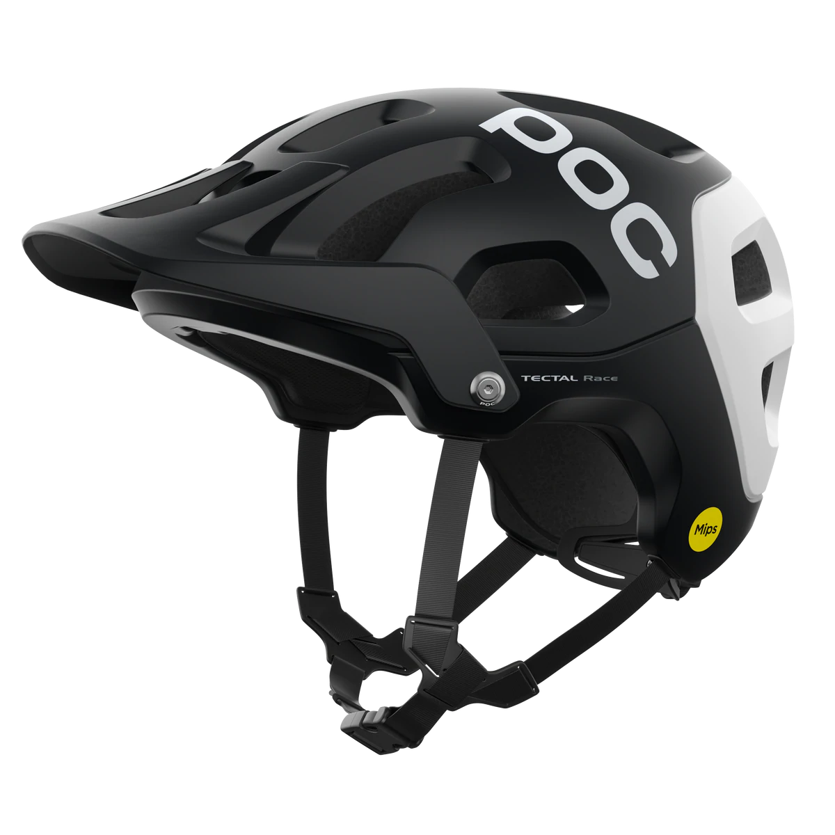 POC Tectal Race MIPS MTB Helmet - Uranium Black-Hydrogen White Matt Uranium Black - Hydrogen White Matt Small 