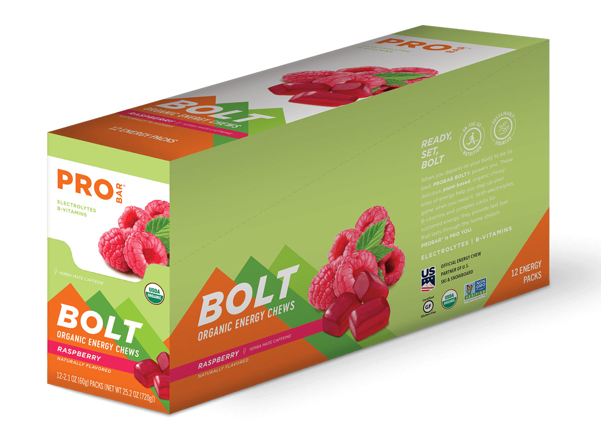 PROBAR Bolt Organic Energy Chews - Raspberry Plus Yerba Mate