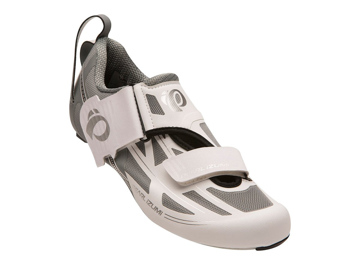 Pearl Izumi Tri Fly Elite V6 Tri Shoe - Womens - White-Silver White - Silver EU 42 