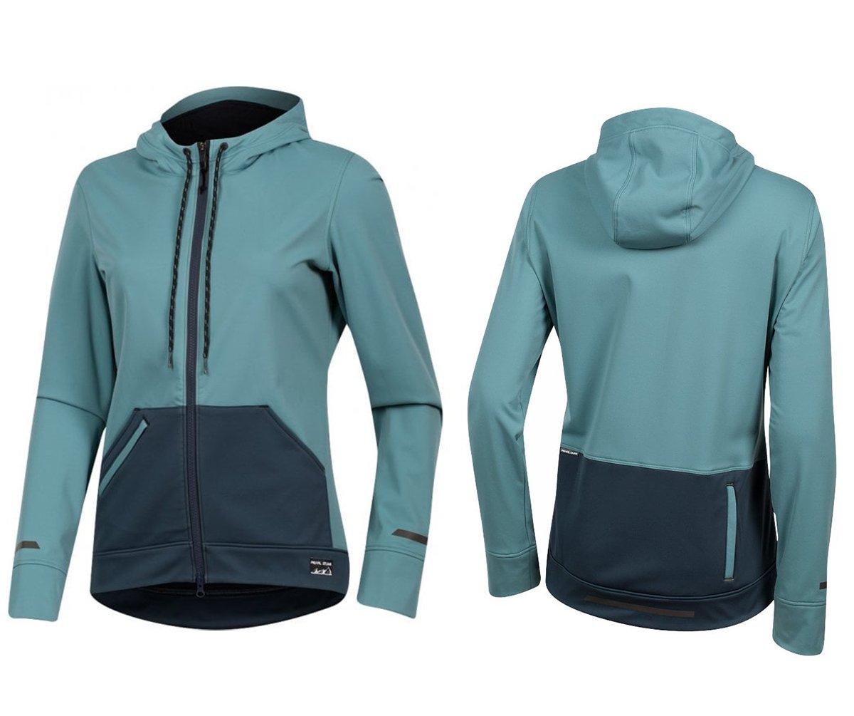 Pearl Izumi Versa Softshell Hoodie - Womens - Arctic-Midnight Navy Arctic - Midnight Navy Large 