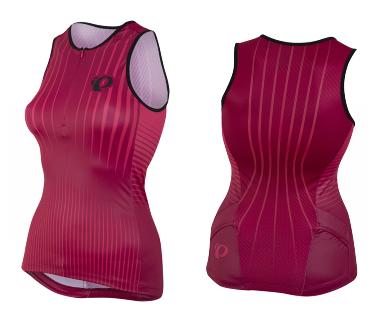 Pearl Izumi Elite InRCool Ltd Tri Singlet - Womens - Radiating Rouge Red Radiating Rouge Red Large 