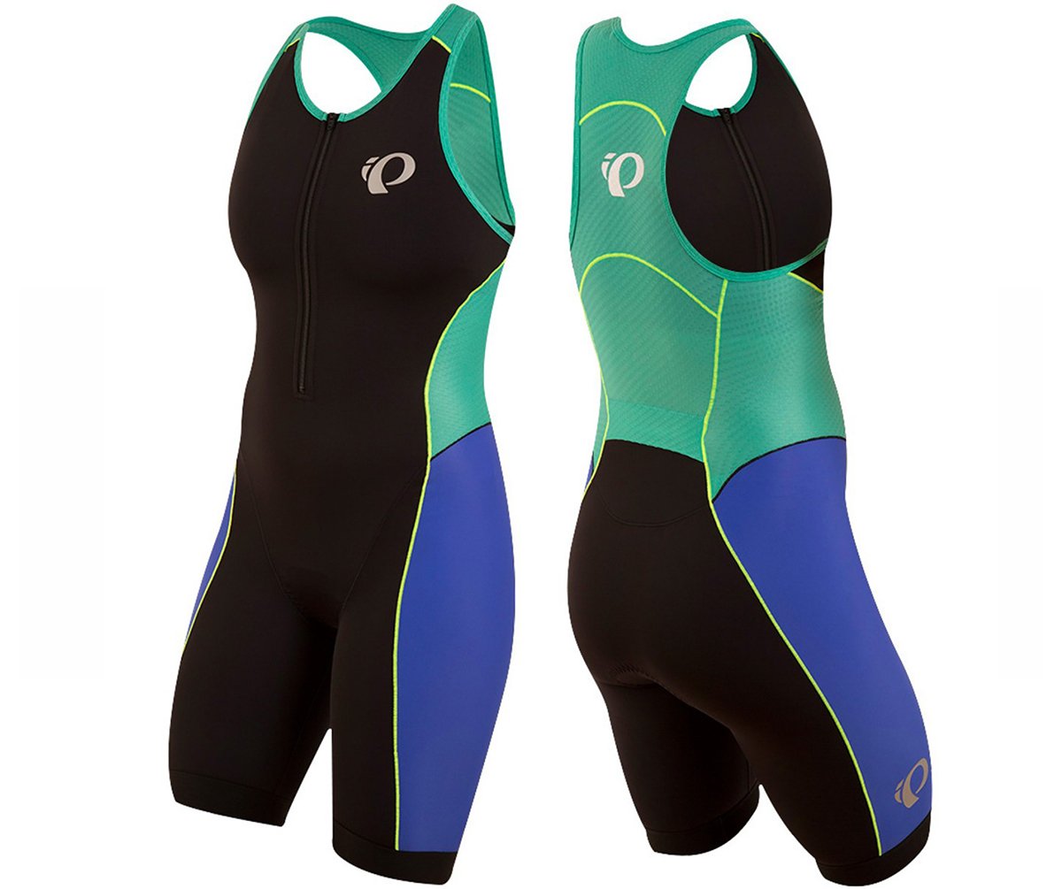Pearl Izumi Elite Pursuit TRI Suit - Womens - Dazzling Blue-Atlantis Dazzling Blue - Atlantis Medium 