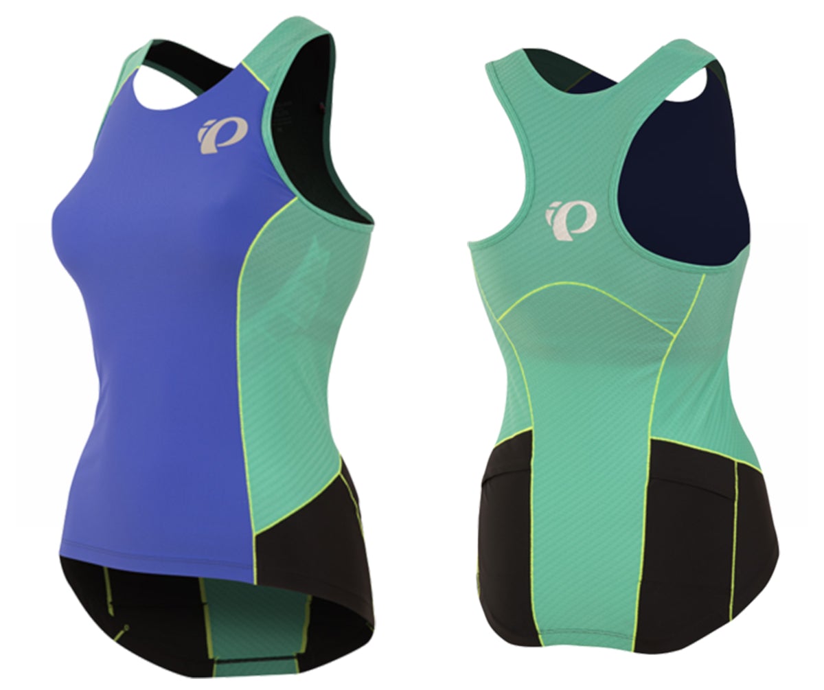 Pearl Izumi Elite Pursuit Tri Tank - Womens - Dazzling Blue-Atlantis Dazzling Blue - Atlantis 2X-Large 