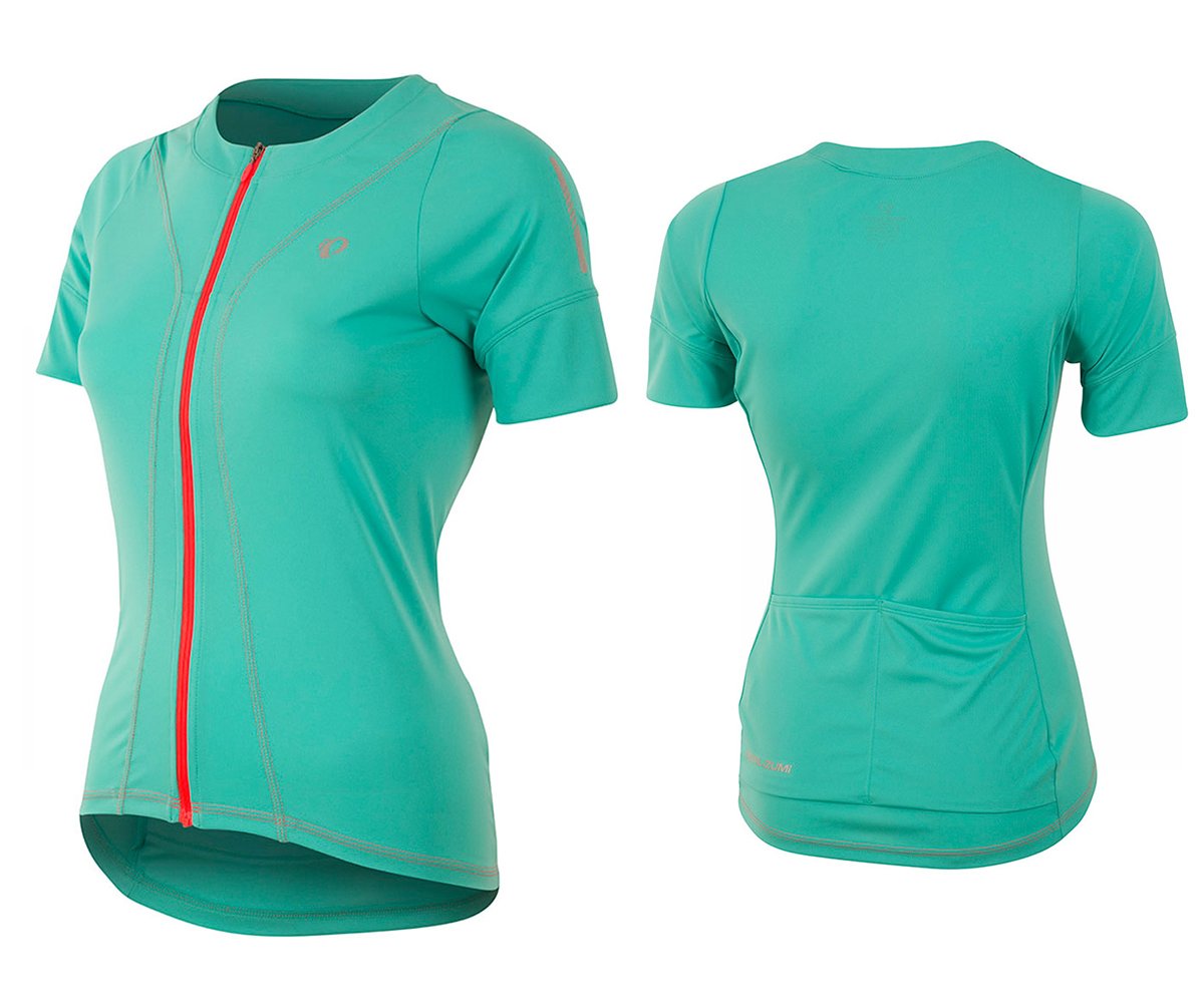 Pearl Izumi Select Pursuit Short Sleeve Road Jersey - Womens - Atlantis Atlantis Large 