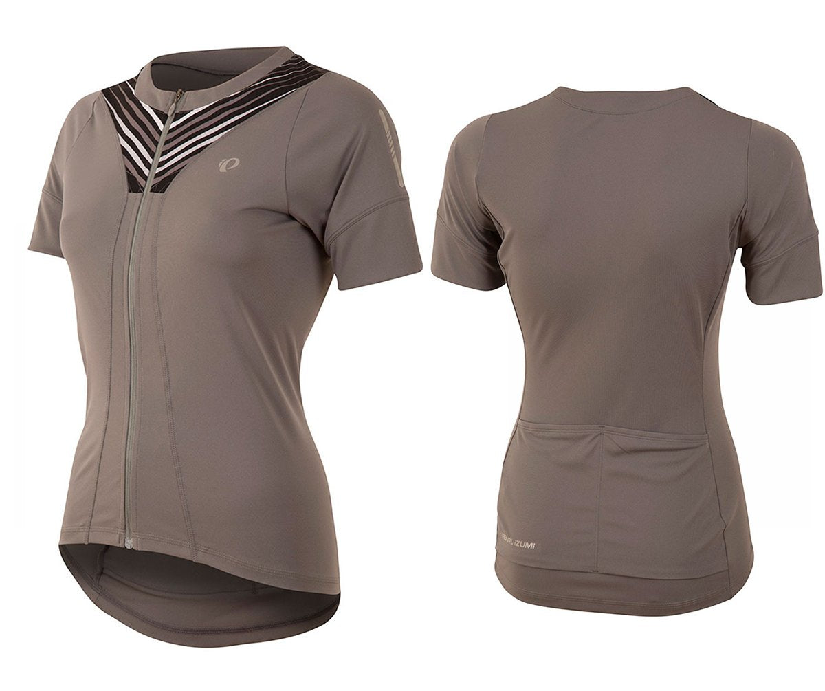 Pearl Izumi Select Pursuit Short Sleeve Road Jersey - Womens - Smoked Pearl Whirl Smoked Pearl Whirl Large 