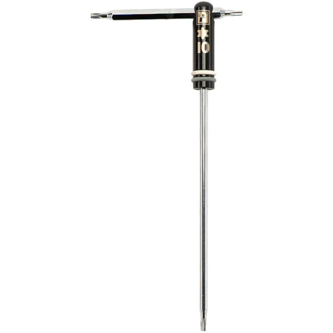 Pedros Master T-Handle II - Torx Wrench Silver - Black T10 