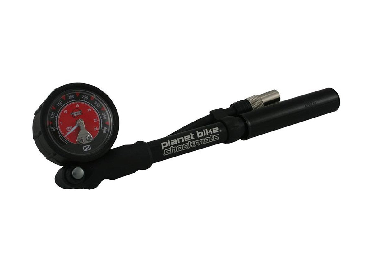Planet Bike Shockmate 2.0 Suspension Pump - Black Black  