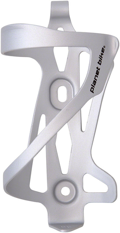 Planet bike Side Loader Aluminum Bottle Cage - Silver Silver  