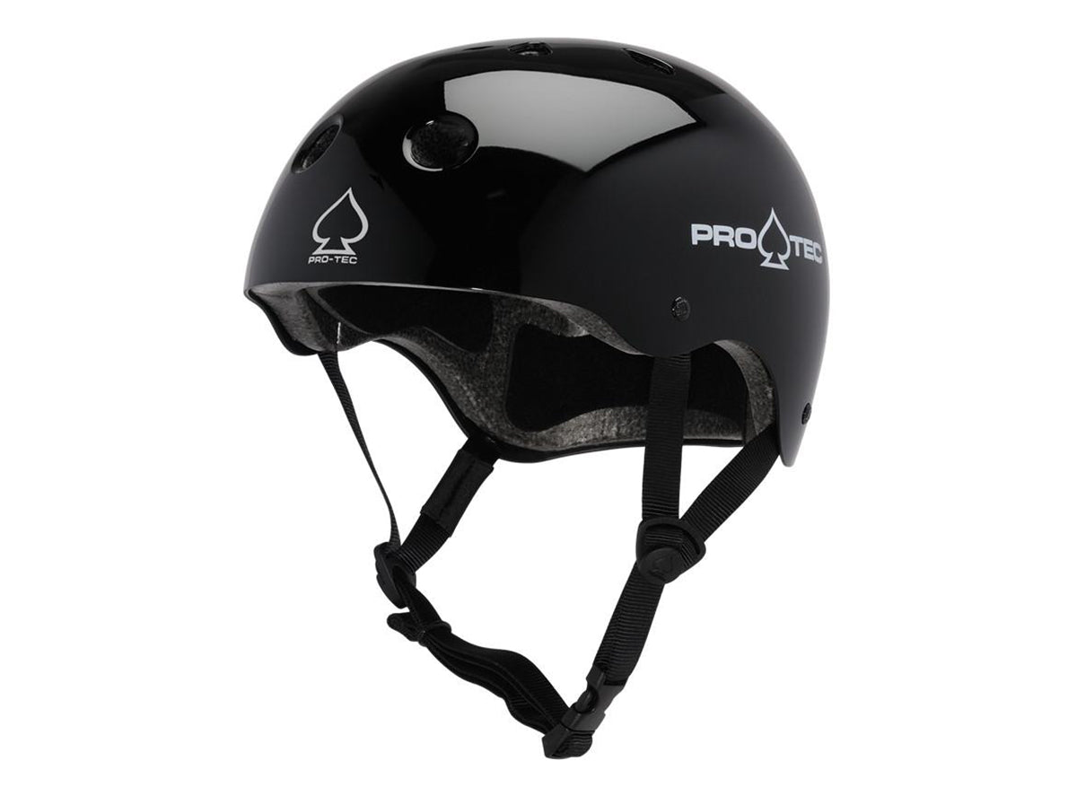 Pro-Tec Classic Certified Helmet - Gloss Black Gloss Black Small 