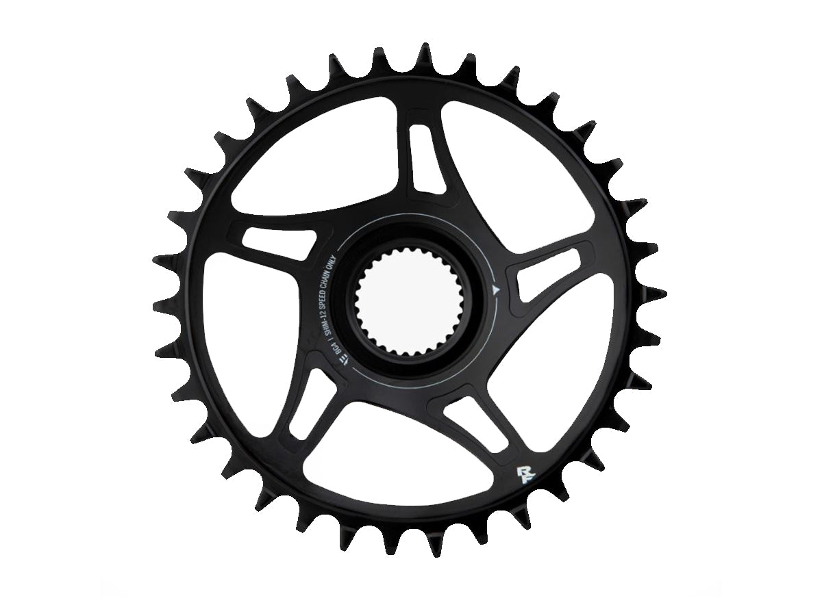 Race Face Direct Mount Bosch G4 Steel Chainring - Shimano 12 Spd - Black Black 34t - 52mm 