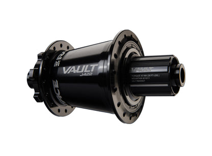Race Face Vault J-Bend MTB Disc Hub - Boost - Rear - Black Black 12x148mmTA 32h - Shimano Freehub