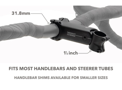 Redshift ShockStop 6deg 31.8 Road Stem - Black