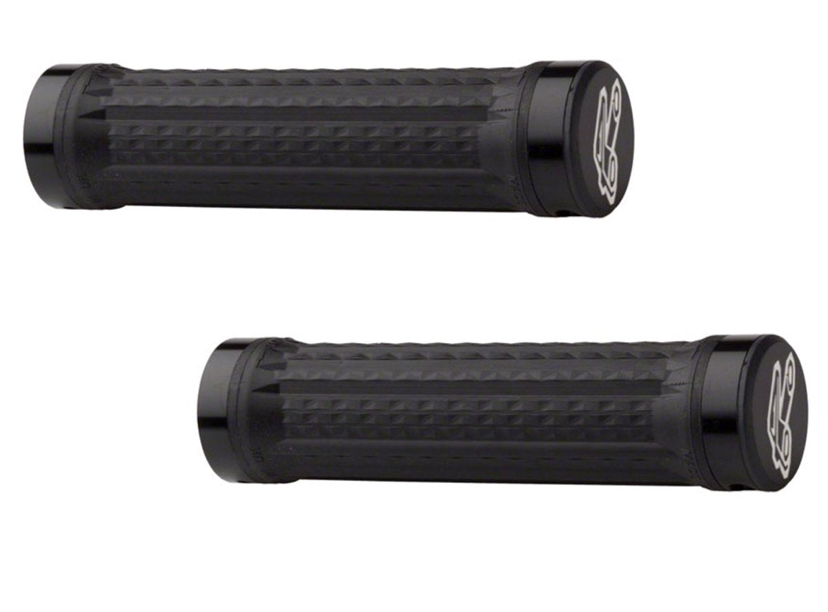 Renthal Traction Ultra Tacky Lock-On Grips - Black Black  