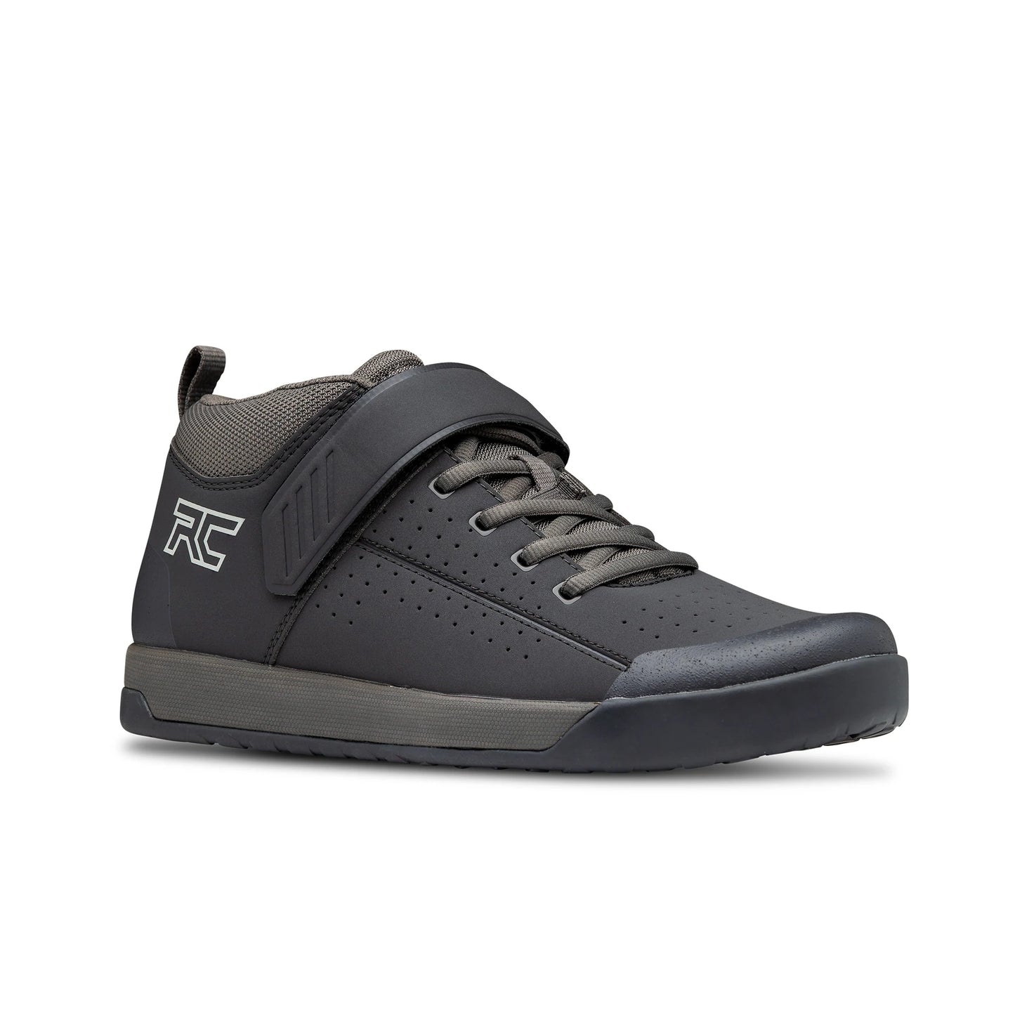 Ride Concepts Wildcat Mid-Top Flat Pedal MTB Shoe - Black-Charcoal - 2022 Black - Charcoal US 7 