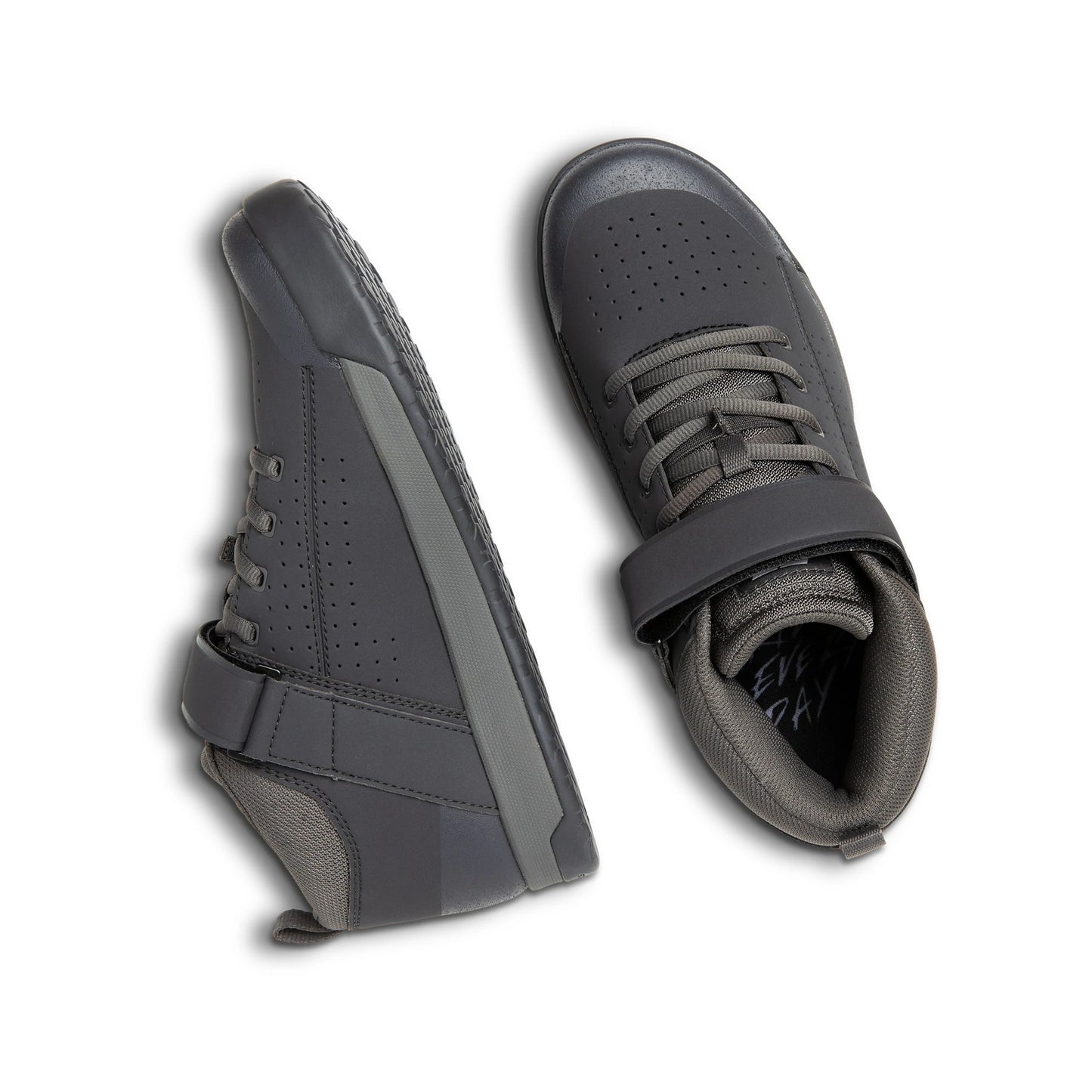 Ride Concepts Wildcat Mid-Top Flat Pedal MTB Shoe - Black-Charcoal - 2022