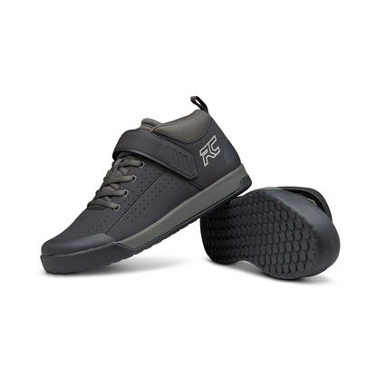 Ride Concepts Wildcat Mid-Top Flat Pedal MTB Shoe - Black-Charcoal - 2022